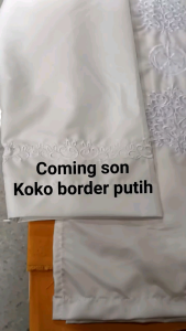 Koko Putih Bordir: Desain Elegan Untuk Pernikahan & Acara Formal