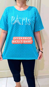 WOMEN COTTON T-SHIRT/BAJU T-SHIRT RUMAH MURAH