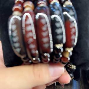 Vòng Chuỗi Đeo Tay Khắc Bình An Size 8 Ly