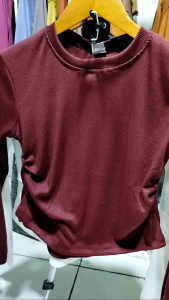 KAOS CROP TOP PREMIUM POLOS SERUT