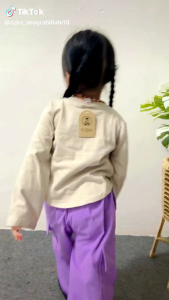 stelan cargo anak perempuan 2-7tahun import Korean style