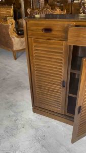 Almari Kasut Kayu Jati shoes rack wood jati  shoes rack Teak Wood Shoe Rack In Teak Shoe And Boot Rack - Lazada