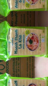 [Bao bì mới] 01 THÙNG 5KG HOÀNH THÁNH LÁ KHÔ HT FOOD (10 bịch x 500g) (ăn chay được)
