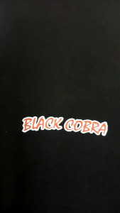 Kaos T Shirt Pria Black Cobra Anak Jalanan