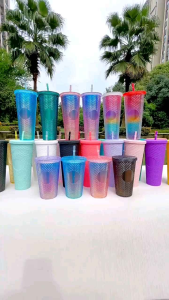 Tumbler Durian Botol Minum Cup Sedotan 710ml Gelas Mug Food Grade