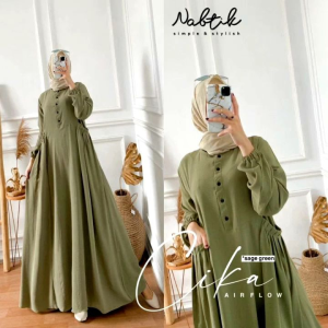GAMIS CIKA CRINKLE AIRFLOW PREMIUM GAMIS CRINKLE CIKA KEKINIAN