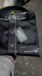 jubah al fazz polyester manset gamis pria temboro