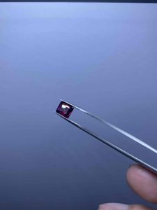 3451-ĐÁ GARNET( Rhodolite)   HỒNG NGỌC LỰU TÍM HỒNG ( THIÊN NHIÊN) không xử lý