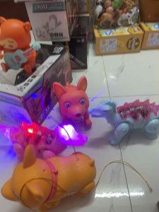 Khủng long có nhạc có đèn đồ chơi cho bé - Đồ chơi mô hình khủng long biết đi sinh động phát tiếng kêu và đèn