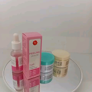 Viva Cosmetic Paket 3in1 Peeling SerumSunscreen Foundation CreamCollagen Night Cream