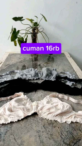 Paket 3 pcs Bra BH Renda Tanpa Kawat Tanpa Busa Lembut Nyaman