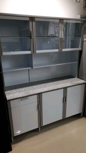 ตู้ครัวอลูมิเนียมแท้ 100% / ทรงสูง / 100-120-150cm