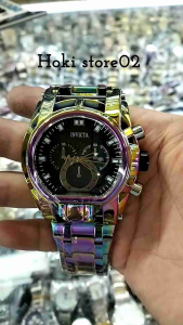 Promo Murah! Jam Tangan Pria Elegan Jam Tangan Cowok Stainless Steel Free Baterai Cadangan+Box