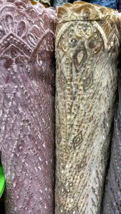 bahan kain tulle eplic payet/bahan kain kebaya wanita terbaru