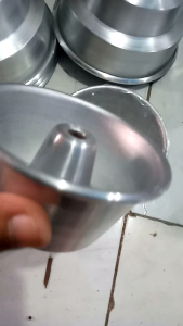 6pcs Loyang Bolu Chiffon Cake Mini Neros 8 9 10 Cm Cetakan Chiffon Cake Almunium Anti Lengket