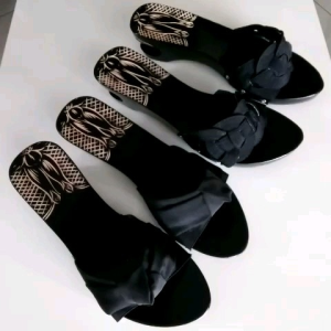 Sandal Kayu Hak Telor 5 Cm Slop Rante Dan Slop Sanggul