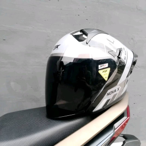 HELM JPX NOVA X V2.0 N4 VERO PAKET GANTENG DOBLE VISOR ORIGINAL