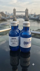 [La Flor] 6btls Crafters Artisan Gin Miniatures London Dry Gin 40ml 43% vol