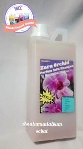 PARFUM SOFA & RUANGAN Aroma ZARA ORCHID Non Alkohol plus disinfektan 1 Liter
