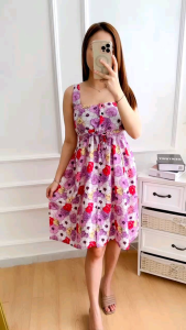 KUMIKO WEAR Dress YURA fancy - Daster solehot - baju seksi - baju singlet you can see - baju dinas malam