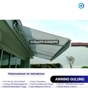 Awning Gulung Otomatis / Manual