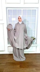 MUKENA DEWASA 2 IN 1 RESLETING/MUKENA LATO2 mukena polos katun mikro