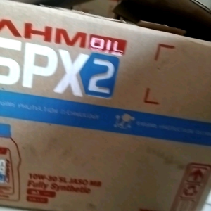 OLI AHM SPX 2 OIL SYNTHETIC MATIC 10W-30 API SL JASO MB 0.8L PER DUS  ISI 24 BOTOL
