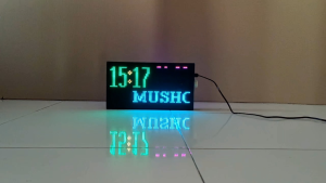 Jam Sholat Digital Full Color Ukuran 35 x 20 - Jam Digital Masjid Full Color