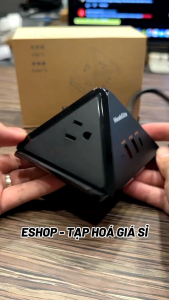 Ổ Cắm Điện Đa Năng HeahGite GL202007 (À Má Zôn Mỹ) Kiểu Dáng Kim Tự Tháp 3 Ổ AC 220V + 2 USB A 18W + 1 USB-C PD 20W