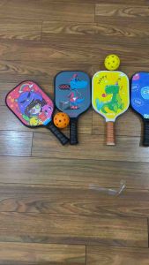 Vợt pickleball trẻ em sợi thuỷ tinh sợi carbon nhẹ bền đẹp cho bé