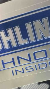 Tem Ohlins Technology Dán Bình Đâu Trong Suốt In Uv