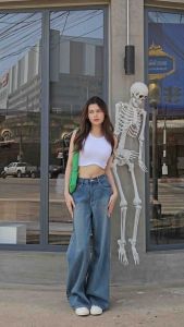 กางเกงยีนส์ขากระบอกใหญ่ รุ่น biggy jeans