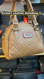 Kickers Leather Handbag & Sling 79232