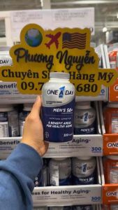 [HÀNG MỸ • ĐỦ BILL] Viên Uống Bổ Sung Vitamin Tổng Hợp Cho Nam Trên 50 Tuổi • ONE A DAY MENS 50+