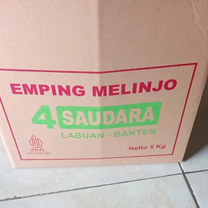 Emping Melinjo Mentah 1 Kg: Diet Sehat Khas Indonesia