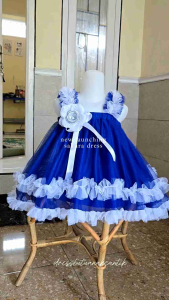 gaun anak perempuan dress tutu Sakura dress ashion anak cantik
