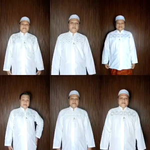 Baju Koko putih bordir bahan katun adem