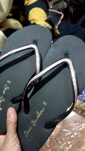 sandal jepit wanita sun swallow crystal