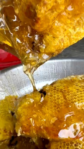 Mật  ong    khoái   chuẩn  rừng (chai1lit =14kg-thơm ngon sánh mịn)