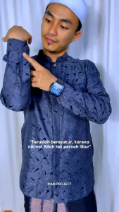 MAN baju kemeja koko jaguar premium pria dewasa lengan panjang