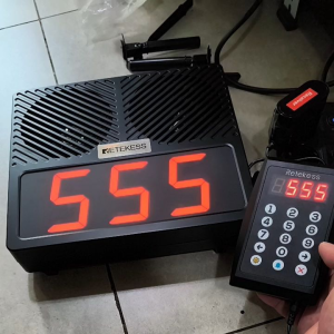 wireless calling system LED DIGITAL display mesin pemanggil antrian wireless speaker keypad tombol loket restoran apotik klinik RS speaker pemanggil antrian