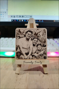 Personalized Engraved Photo Frame with Free Standee Perfect for Family Picture