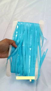 Tirai Foil Rumbai Pesta Tirai Foil Rumbai Warna Pastel Tirai Rumbai Plastik Warna Pastel Pesta