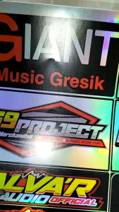 Stiker Sound | Stiker Hologram | Stiker 1 Lembar | Stiker Pack Ukuran 31cmx47cm JUMBO