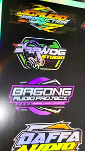 Stiker Sound | Stiker Hologram | Stiker 1 Lembar | Stiker Pack Ukuran 31cmx47cm JUMBO