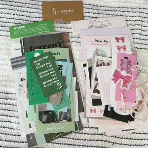 Set Sticker decal trang trí My girl and Green