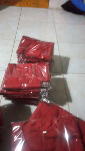 Rompi SD Merah Marun & Logo SD Persepuluh: Bonus Dasi/Kaoskaki SD