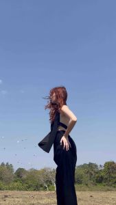 CHANJIRA Archive - Bence High-Waist Tailored Twist Trousers (Pre-Order 14-20 days)