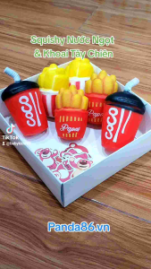 1 Squishy Khoai Tây Chiên / Nước Ngọt Mềm Dẻo - Đồ Chơi Giảm Stress