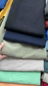 Vải linen cotton Hàn . Khổ vải 14m